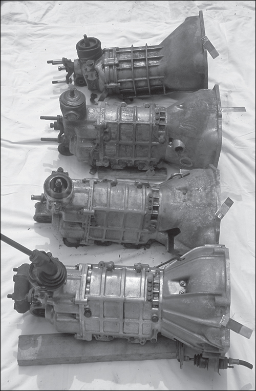 The major variations of transmissions to match the all-alloy twin-cam four.