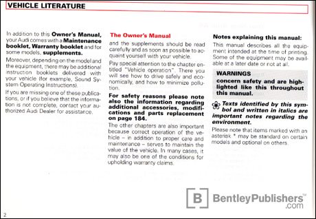 Audi Audi Repair Manual A6 S6 1998 2004 Bentley Publishers | Autos ...