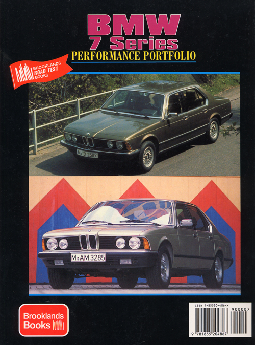 BMW 5 Series Gold Portfolio: 1988-1995? back cover