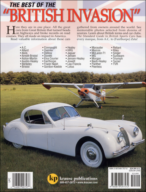 Standard Guide to British Sports Cars back cover