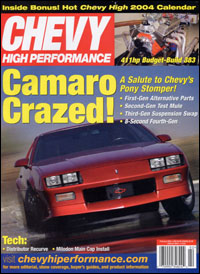 Chevy High Performance - February 2004 cover