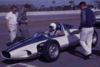 Duntov tests CERV I at the brand new Daytona International Speedway in 1959.