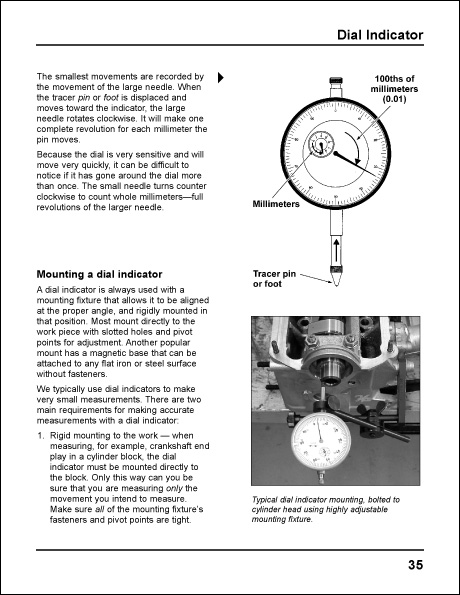 Audi Metrics for Mechanics Metrics, Tools and Measuring Technical Service Training Self-Study Program Dial Indicator