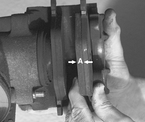 See how to perform routine maintenance procedures, such as checking brake pad thickness.
020 Maintenance Program
page 020-18