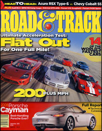 Road & Track - September 2005 - cover