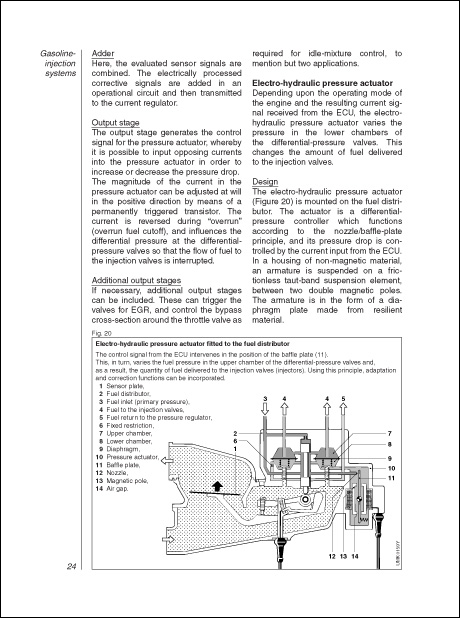 Bosch Gasoline Fuel-Injection System KE-Jetronic Gasoline-Injection Systems