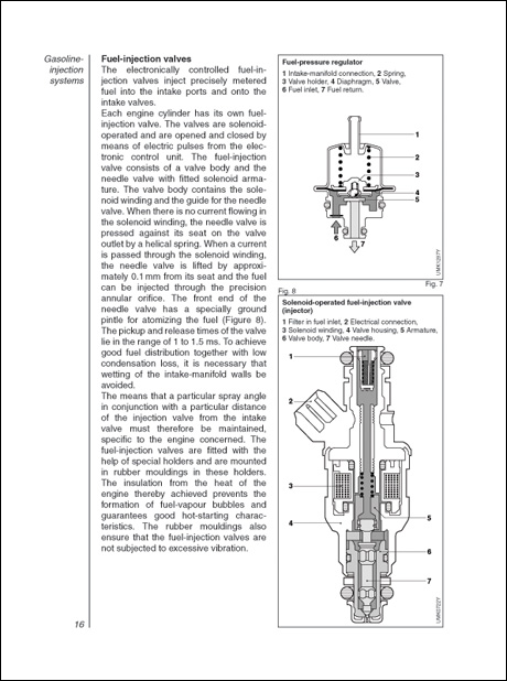 Bosch Gasoline Fuel-Injection System L-Jetronic, Fuel-injection valves, page 16
