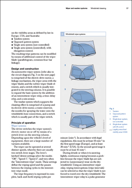 Bosch Automotive Lighting Technology, Windshield and Rear-Window Cleaning, page 57