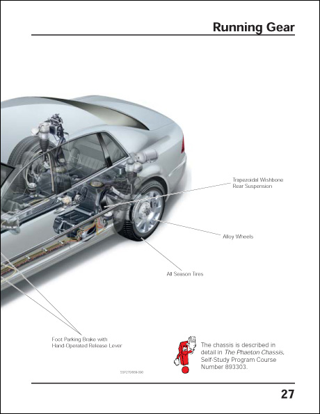 Volkswagen Phaeton Technical Service Training Self-Study Program Running Gear