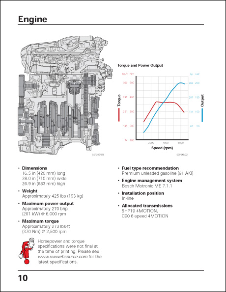 Volkswagen Passat W8 Technical Service Training Self-Study Program W8 Engine