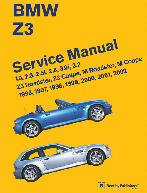 BMW Z3 Service Manual: 1996-2002 front cover