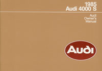 Audi 4000 S 1985 OM               
