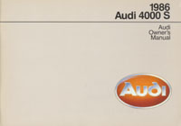AUDI 4000 S 1986 OM               