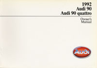 AUDI 90/90 QUATTRO 1992 OM        