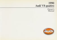 AUDI V8 QUATTRO 1990 OM           
