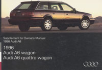 AUDI A6 WAGON SUPPL 1996 OM       