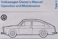 VW TYPE 3 (SQU/FASTACK) 1973 OM   