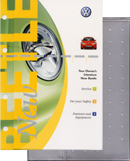 VW New Beetle Sedan 2003 OM Binder
