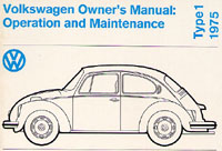 VW TYPE 1 (BEETLE) 1975 OM        