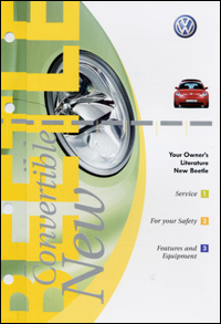 VW New Beetle Conv 2004 OM Binder 
