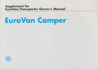 VW EuroVan Camper Suppl 1993 OM   