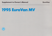 VW Eurovan MV Supplement 1995 OM  