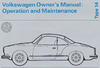 VW KARMANN GHIA (TYPE 14) 1973 OM 
