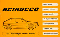 VW SCIROCCO 1977 OM               