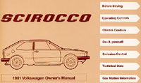 VW SCIROCCO 1981 OM               
