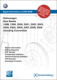 VW New Beetle 1998-2009 DVD-ROM