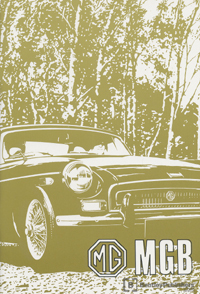 MGB Tourer & GT 1971 US/Hand      