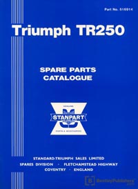 Triumph TR250 1968/Parts          