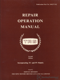Triumph TR6 69-76 Repair Manual   