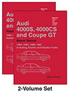 Audi 4000S, 4000CS and Coupe GT: 1984-1987 Official Factory Repair Manual