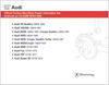 Audi Official Factory Microfiche Archived on <br>CD-ROM  <br>Complete Set: <br>1970-1992