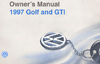 Volkswagen Golf/GTI (bi-lingual): 1997