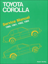 Toyota Corolla Service Manual: 1980-1983