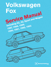 Volkswagen Fox Service Manual: <br>1987-1993