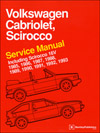 Volkswagen Cabriolet, Scirocco Service Manual: 1985-1993