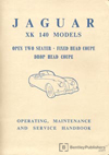 Jaguar XK 140 Driver's Handbook: 1954-1957