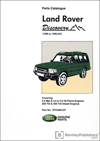 Land Rover Discovery Parts Catalogue (1989 to 1998 MY)