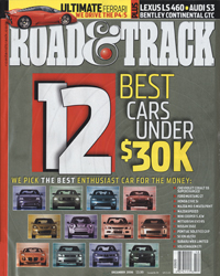 Road & Track December 2006 - cover