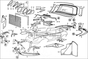 Body Fittings for fixed head coupe