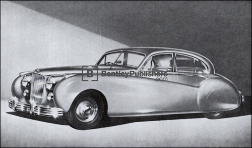 Jaguar Mark VII Saloon Excerpted illustration from page A.6.
(BentleyPublishers.com watermark not printed on actual product.)