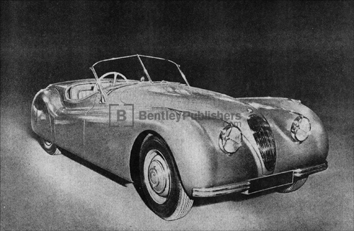 Jaguar Super Sports Excerpted illustration from Jaguar Super sports model, plate 1.
(BentleyPublishers.com watermark not printed on actual product.)