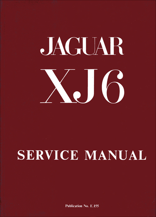 Jaguar XJ6 Series 1, 2.8 and 4.2 Service Manual: 1969-1973 front cover
