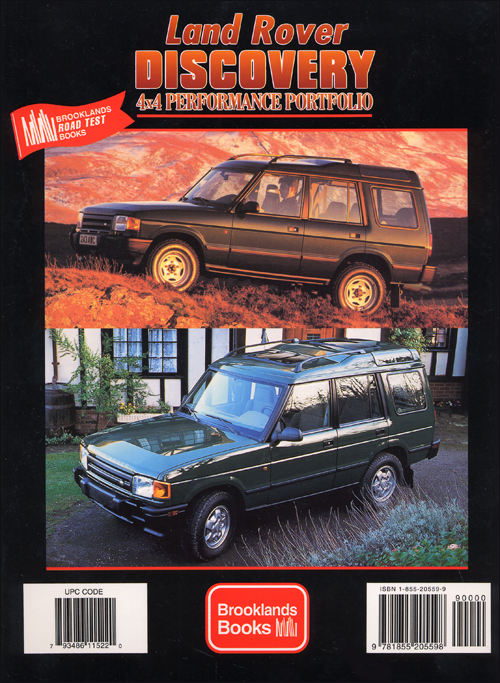 Land Rover Discovery 4x4 PerformancePortfolio: 1989-2000? back cover