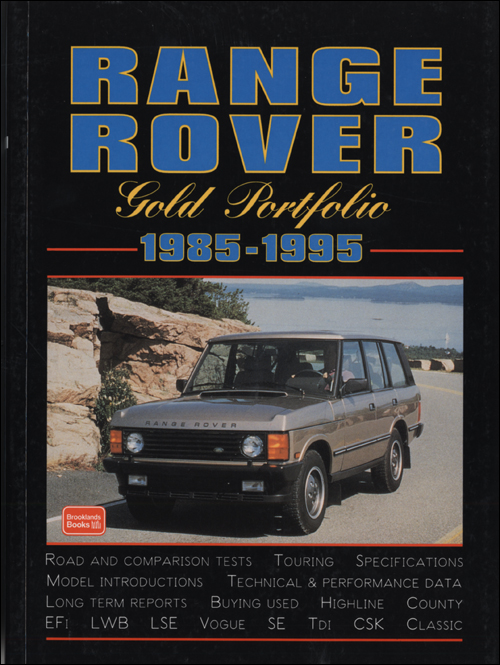 Range Rover Gold Portfolio: 1985-1995 front cover