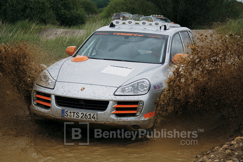 For the 2008 Transsiberia Rally the Cayennes were upgraded with rally dampers, better ramp angles and improved tires. In this, the last event of its kind, they filled the top five finishing places.