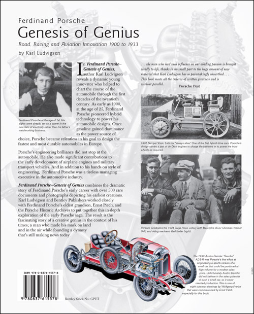 Ferdinand Porsche - Genesis of Genius - back cover